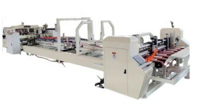 中国 Automatic Folding Gluing Machine With Carton Box Stitching Machine 販売のため