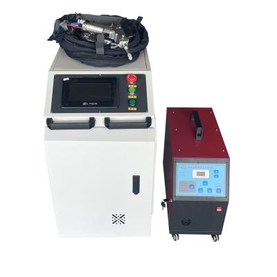 Chine Petite machine 1000W 1500W de soudure laser de manuel inoxydable de tuyau d'acier à vendre