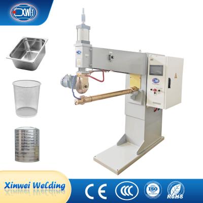 China Semi Automatic Mfdc Longitudinal Automatic Seam Welding Machine 160Kva for sale