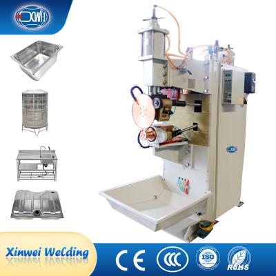 China Cnc Hand Dn 100 Medium Frequency Manual Resistance Seam Welder Welding Machine for sale