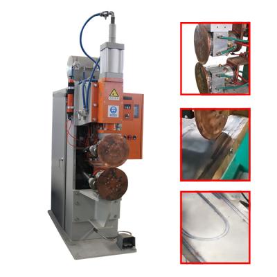 China Semi Automatic Long Seam Welding Machine , 2500W Resistance Seam Welder for sale