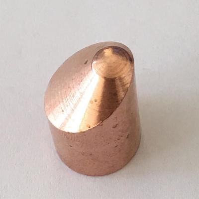 China Os elétrodos de cobre não padrão da soldadura de ponto do OEM 40mm derrubam o material à venda