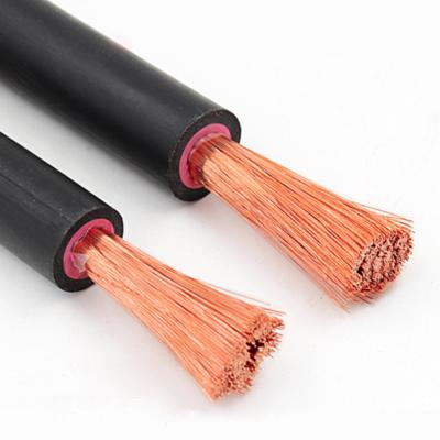 China Electric Welding Machine Cable 16 - 185 Square Handle Copper Core Rubber Sleeve for sale