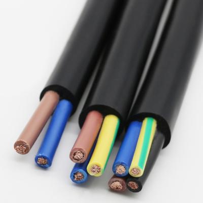 China Oxygen Free Copper PVC Round Multi Core Sheathed Wire 2 Core 3 Core 4 Core for sale