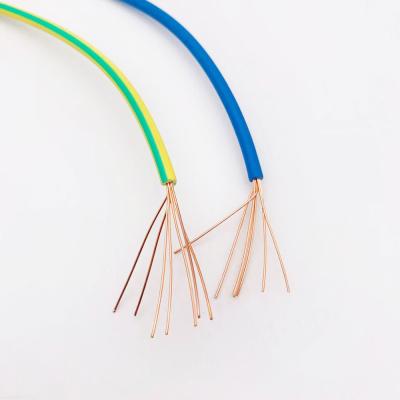 Китай PVC высококачественного бескислородного медного кабеля ядра ² 4mm одиночного дружественный к окружающ новый изолировал провод ткани продается