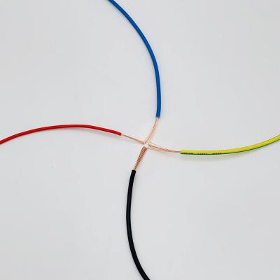 China Multipurpose Single Stranded Wire 1.5 Mm Copper Core Anti Insulation for sale
