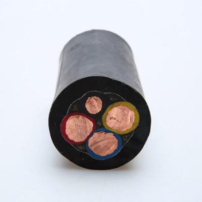 China Copper Core Tough Rubber Sheathed Flexible Cable Oilproof Nontoxic for sale