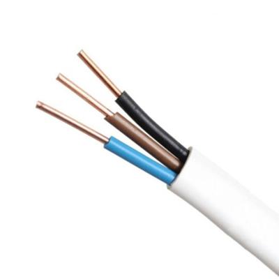 China 2,5 cobre sin oxígeno del cable eléctrico del alambre plano de la base de Sqmm 3 en venta