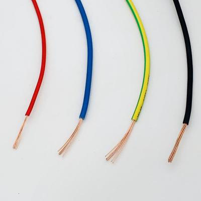 China Abrasion Resistant PVC Single Core 1mm Cable , Multiscene Copper Wire Single Core for sale