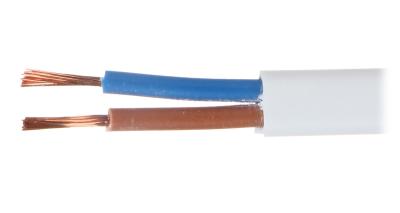 China 6mm2 material de cobre incombustible del cable eléctrico del alambre plano de la base del gemelo 2 en venta