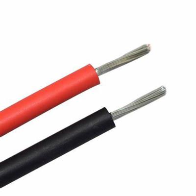 China Antiwear Heatproof DC Cable For Solar PV , Weather Resistant Solar Panel Cable 6mm for sale