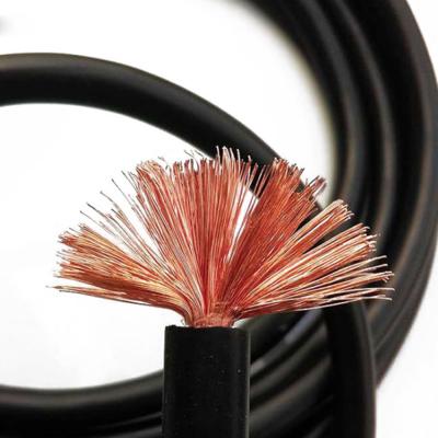 China Oilproof Antiwear Copper Welding Cable , Ozone Resistant Electric Welding Wire for sale