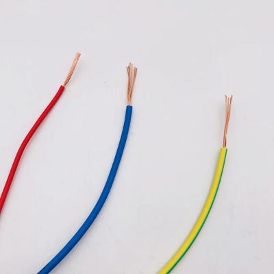 China Antiwear Heatproof Single Core Insulated Wire , Multicolor PVC Single Core Cable for sale