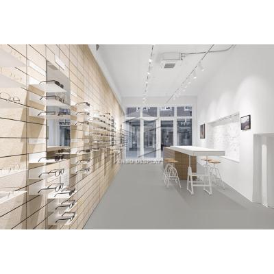 China Retail Glass Eyeglasses Display Showcases For Optical Shop for sale