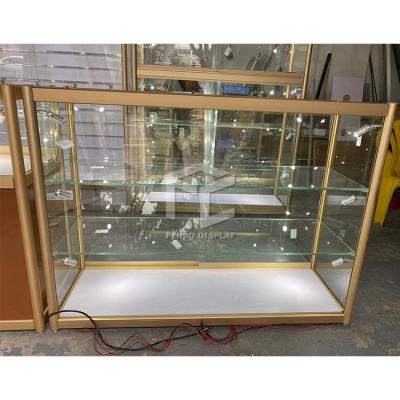 China Aluminium Frame Glass Display Showcase Cabinet for sale