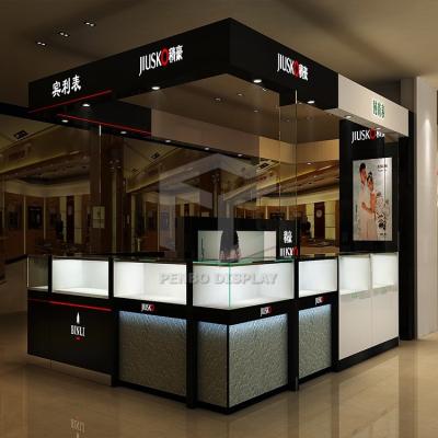 China 1100*630*1055 Watch Display Showcase MDF Retail Shop Corner Jewelry for sale
