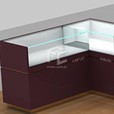 China 1200*450 Glass Watch Display Case for sale