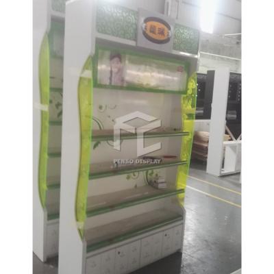 China MDF Shop Skincare Display Shelves for sale