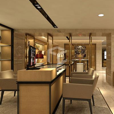 China Diseño de oro de la decoración de los muebles de la tienda del bolso del estante de exhibición del bolso en venta