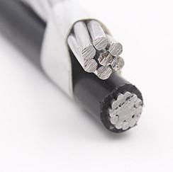 China Las líneas eléctricas 0.6/1kv por encima aislaron al conductor de aluminio Aerial Bundle Cable del cable en venta