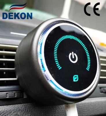 China CAR air purifier and sterilizer with UVC led lamp + photocatalyst filter and carbon filter clean the air in your car for sale