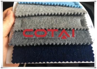 Chine Long polyester de la laine 35% de l'alpaga 60% du tissu 5% d'alpaga de bébé de vêtement de cheveux de gris bleu à vendre