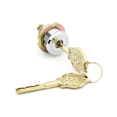China Diameter 32mm Safe Cam Lock Chrome Plated , Small Cam Lock Brass Length 21mm for sale