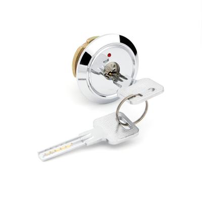 China Semicircular Pin Tumbler Drawer Lock 48mm Head Diameter For Steel Furniture for sale