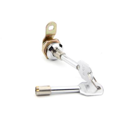 China Zinc Alloy Tubular Cam Lock Chrome Finish Brass Keys 360 Degree Rotation for sale