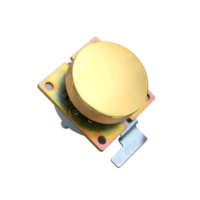 China Color oro del botón de la forma de Rounf del cuerpo del hierro de la manija de la caja de almacenamiento del ODM del OEM en venta