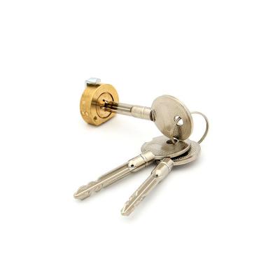 China 3M Brass Cross Key Lock , Oval Cylinde Key Security Lock Iron Keys for sale