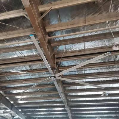 Cina Ventilatore di soffitto industriale di grandi dimensioni inversibile ventilatore di soffitto HVLS gigante da 24 piedi in vendita