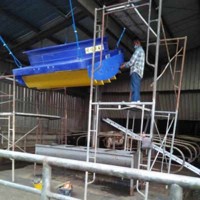 China Ventiladores de ventilación de ganado de bajo consumo de energía con placa de control de flujo en venta