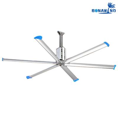 China 1400m2 Coverage HVLS Industrial Ceiling Fan IP55 Protection Level for sale