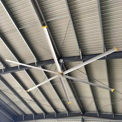 China Metal Industrial Ceiling Fan For Large Coverage Area 1400m2 Air Flow 420000m3/H for sale
