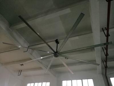 China Potente ventilador de teto industrial de 6 lâminas 9,53 m3/min Volume de ar/W 1500w Potência de entrada à venda