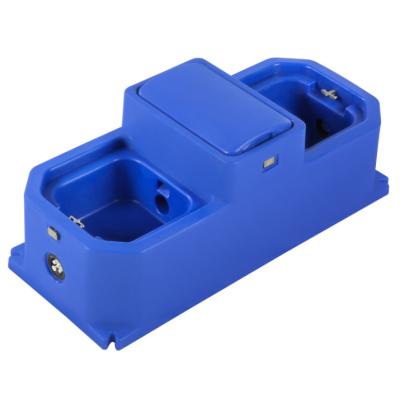 China Blue Livestock Auto Waterer with 40L/min Flow Rate and 1 Sets Of 220V300W Heating Discs for sale