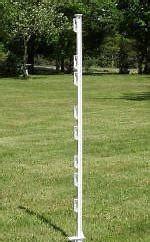 China PST013W PP UV Electric Fence Posts For Temporary Fence for sale