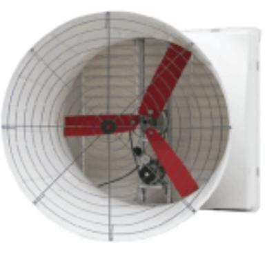 Chine Ventilateur d'extraction de vent des lames 750W de la fibre de verre YDA018 6 à vendre