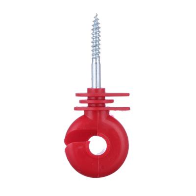 China Resistant Plastic Poly Wire Screw In Electric Fence Insulator With Weight 32g for sale