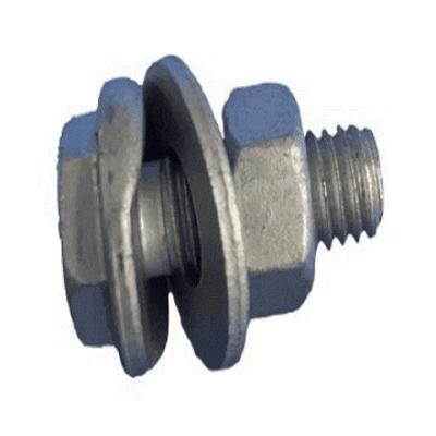China Dacromet Joint Clamp Wire Connector With M8x20mm Bolt for sale