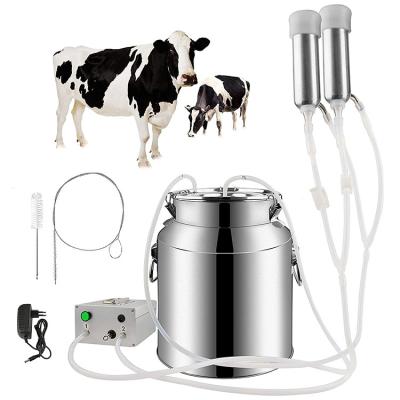China 7L 14L Pulsation Vacuum Pump Milker SS Goat Milking Machines for sale