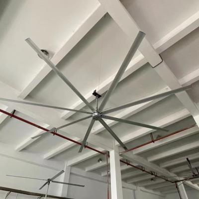 China Aluminum Alloy 24ft Industrial Ceiling Fan 2KW For Ventilation Cooling for sale