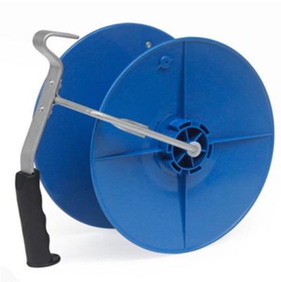 China 3:1 Geared Electric Fence Accessories Portable Cable Reel Prewound Wind Up for sale