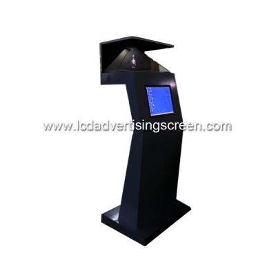 China 270 contenido derecho de la actualización del puerto de USB de la joyería del piso de la exhibición del holograma del grado 3D en venta