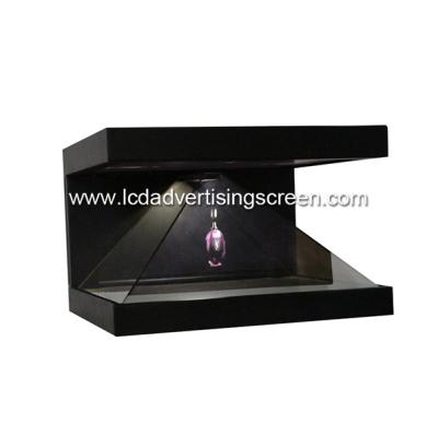 China Desktop LCD 3D Holographic Display 3 Side and Touch Screen for Showcase Jewelry for sale