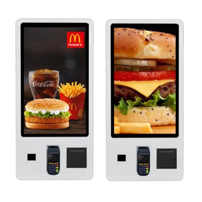 China Terminal Restaurant Digital Signage Order Touch Screen Kiosk Android Payment Kiosk for sale