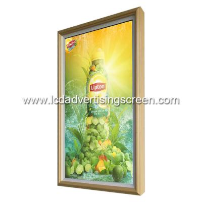 China 27'' Wall Mounted Digital Signage Android Media Player Display Wood Frame for sale