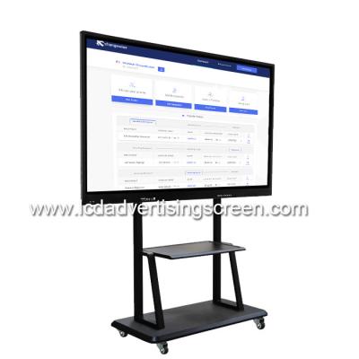 China 65 Inch Infrared Touch Screen Interactive Whiteboard With Dual System for sale