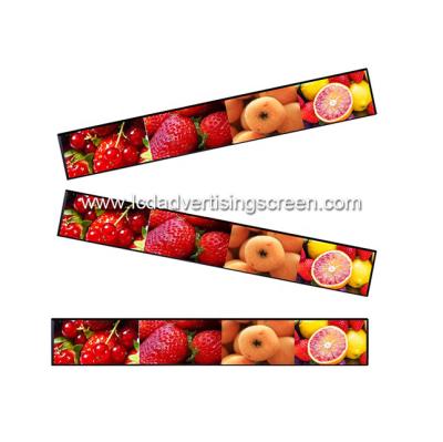 China 42 Inch Stretched Display Long LCD Panel Bar Panel For Supermarket for sale